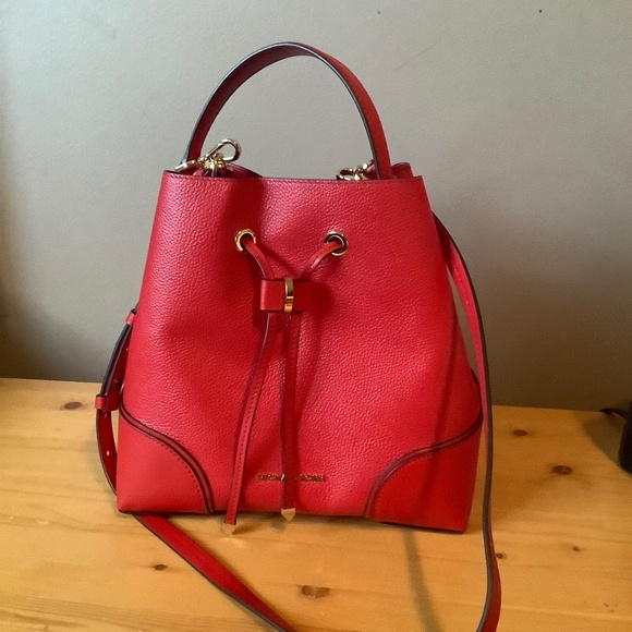 Michael Kors bag, red leather - Picture 1 of 7